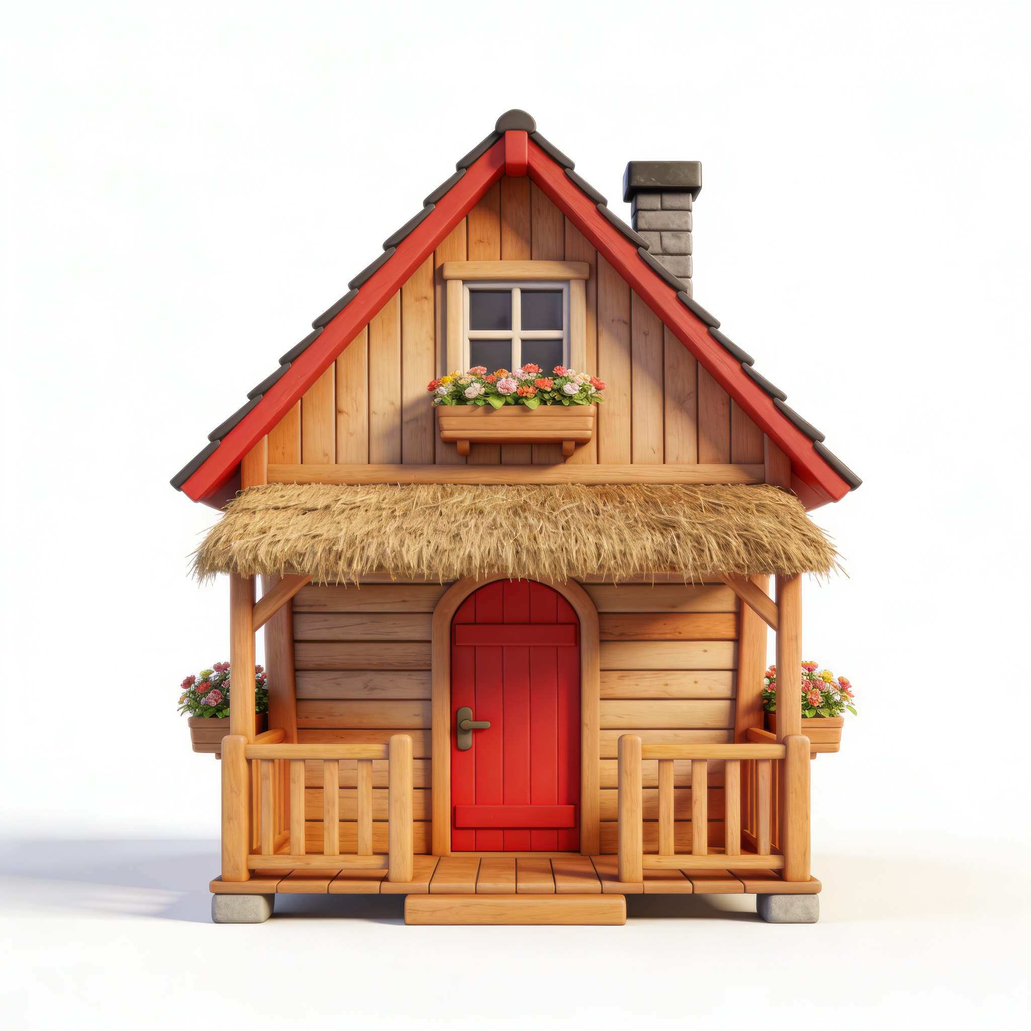 giocovivoit.com Casetta da Gioco per Bambini Modello Country Cottage | Casetta da Giardino per Bambini dai 2 Anni in Su | Resistente e Durevole (89607